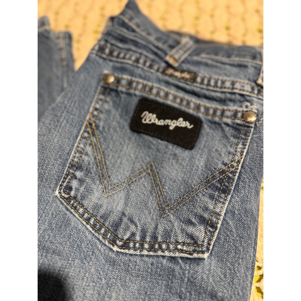Wrangler Vintage Denim Jeans 29x32 Blue 933SENV